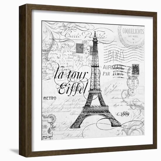 Eco Vintage Paris-Carole Stevens-Framed Art Print