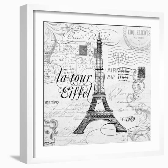 Eco Vintage Paris-Carole Stevens-Framed Art Print