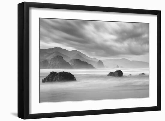 Ecola Beach 1-Moises Levy-Framed Photographic Print