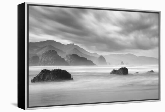 Ecola Beach 1-Moises Levy-Framed Premier Image Canvas