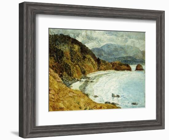 Ecola Beach, Oregon-Childe Hassam-Framed Giclee Print