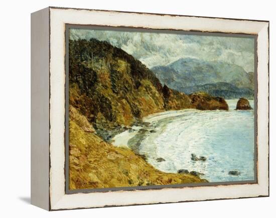 Ecola Beach, Oregon-Childe Hassam-Framed Premier Image Canvas