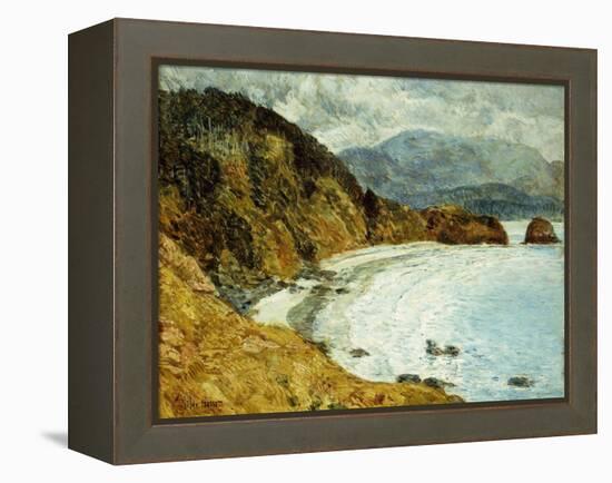 Ecola Beach, Oregon-Childe Hassam-Framed Premier Image Canvas