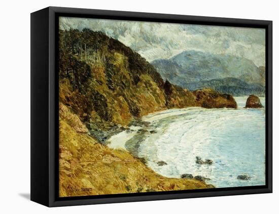 Ecola Beach, Oregon-Childe Hassam-Framed Premier Image Canvas