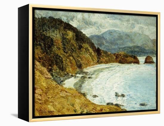 Ecola Beach, Oregon-Childe Hassam-Framed Premier Image Canvas