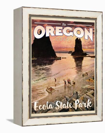 Ecola State Park-null-Framed Premier Image Canvas