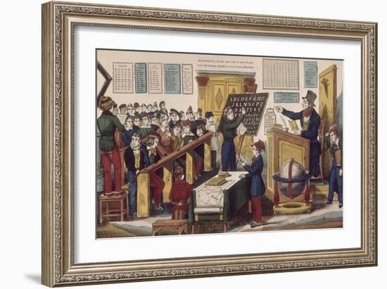 Ecole d'enseignement mutuel-null-Framed Giclee Print