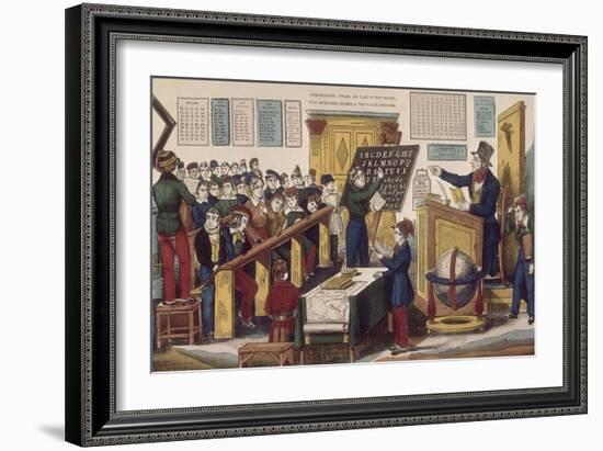 Ecole d'enseignement mutuel-null-Framed Giclee Print