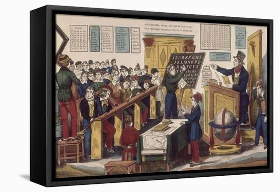 Ecole d'enseignement mutuel-null-Framed Premier Image Canvas