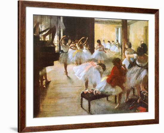 Ecole de Danse-Edgar Degas-Framed Art Print