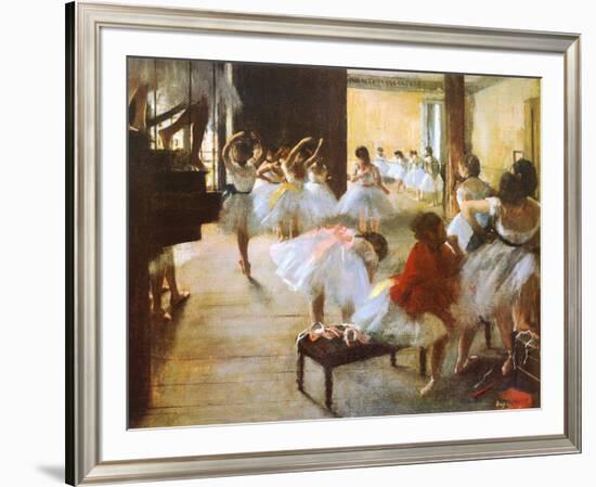 Ecole de Danse-Edgar Degas-Framed Art Print