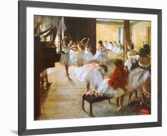 Ecole de Danse-Edgar Degas-Framed Art Print