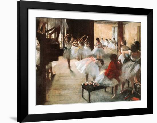 Ecole de Danse-Edgar Degas-Framed Art Print