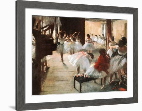 Ecole de Danse-Edgar Degas-Framed Art Print