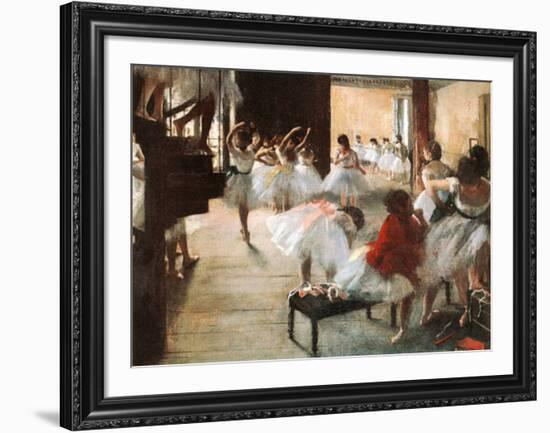 Ecole de Danse-Edgar Degas-Framed Art Print