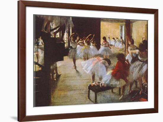 Ecole de Danse-Edgar Degas-Framed Art Print