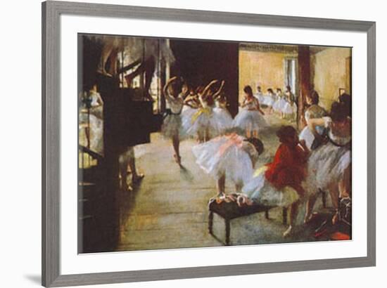 Ecole de Danse-Edgar Degas-Framed Art Print