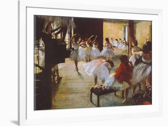 Ecole de Danse-Edgar Degas-Framed Art Print