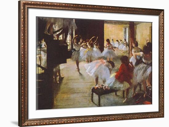 Ecole de Danse-Edgar Degas-Framed Art Print