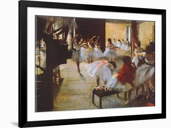Ecole de Danse-Edgar Degas-Framed Art Print