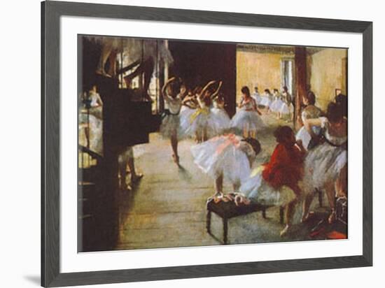 Ecole de Danse-Edgar Degas-Framed Art Print