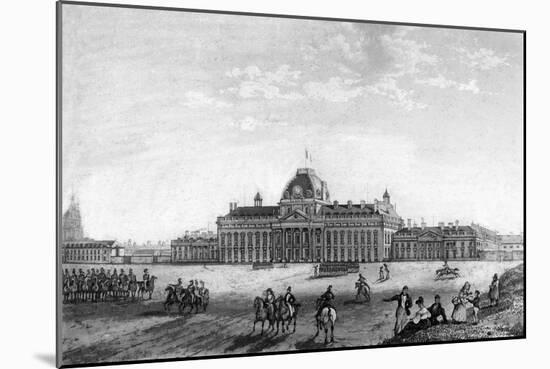 Ecole Militaire-null-Mounted Art Print