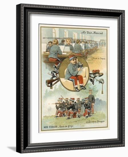 Ecole Speciale Militaire De Saint-Cyr, French Military Academy-null-Framed Giclee Print