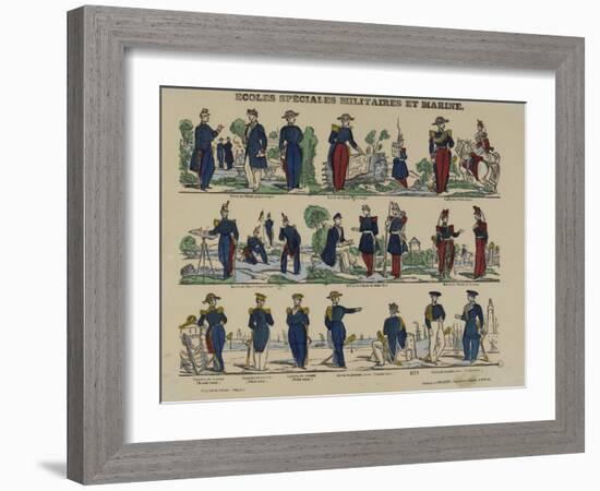 Ecole spéciale, militaire et marine-null-Framed Giclee Print