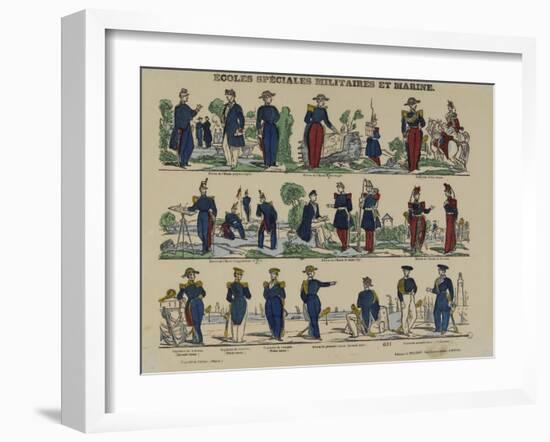 Ecole spéciale, militaire et marine-null-Framed Giclee Print