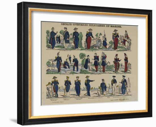 Ecole spéciale, militaire et marine-null-Framed Giclee Print