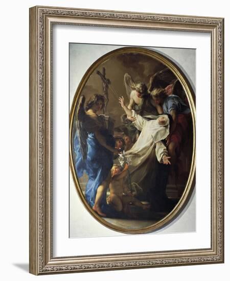 Ecstasy of St. Catherine of Siena, 1743-Pompeo Batoni-Framed Giclee Print