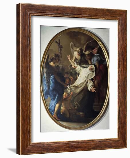 Ecstasy of St. Catherine of Siena, 1743-Pompeo Batoni-Framed Giclee Print