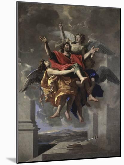 Ecstasy of St. Paul-Nicolas Poussin-Mounted Giclee Print