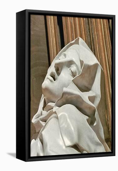 Ecstasy of St.Teresa (Marble) (Detail of 968)-Gian Lorenzo Bernini-Framed Premier Image Canvas