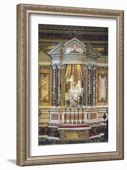 Ecstasy of St. Teresa of Avila, 1647-1652-Gian Lorenzo Bernini-Framed Giclee Print