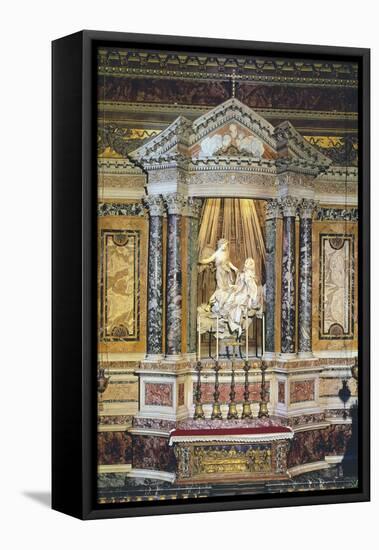 Ecstasy of St. Teresa of Avila, 1647-1652-Gian Lorenzo Bernini-Framed Premier Image Canvas