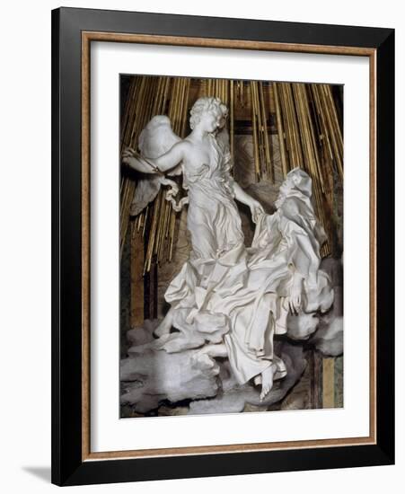 Ecstasy of St. Theresa-Giovanni Lorenzo Bernini-Framed Giclee Print