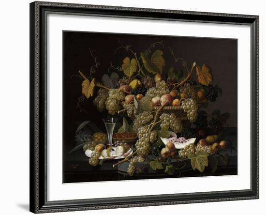 Ecstatic Fruit, 1852-Severin Roesen-Framed Giclee Print