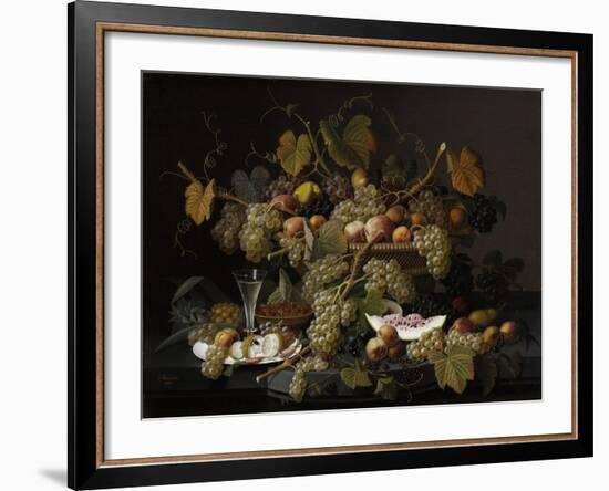 Ecstatic Fruit, 1852-Severin Roesen-Framed Giclee Print