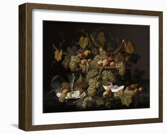 Ecstatic Fruit, 1852-Severin Roesen-Framed Giclee Print