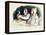 Ecstatic Parents with their New Baby-Honore Daumier-Framed Premier Image Canvas