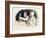 Ecstatic Parents with their New Baby-Honore Daumier-Framed Giclee Print