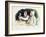 Ecstatic Parents with their New Baby-Honore Daumier-Framed Giclee Print