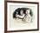 Ecstatic Parents with their New Baby-Honore Daumier-Framed Giclee Print