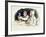 Ecstatic Parents with their New Baby-Honore Daumier-Framed Giclee Print