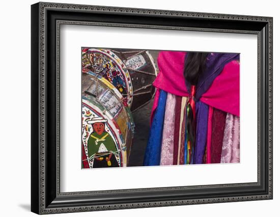 Ecuador, Corpus Christi, Winter solstice festival.-Pete Oxford-Framed Photographic Print