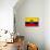 Ecuador Flag Design with Wood Patterning - Flags of the World Series-Philippe Hugonnard-Art Print displayed on a wall