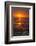 Ecuador, Galapagos National Park, Floreana Island. Ocean sunset.-Jaynes Gallery-Framed Photographic Print