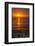 Ecuador, Galapagos National Park, Floreana Island. Ocean sunset.-Jaynes Gallery-Framed Photographic Print