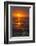 Ecuador, Galapagos National Park, Floreana Island. Ocean sunset.-Jaynes Gallery-Framed Photographic Print